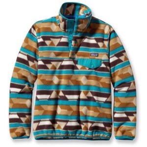 RARE Patagonia Aztec Synchilla Snap T Fleece Size Medium